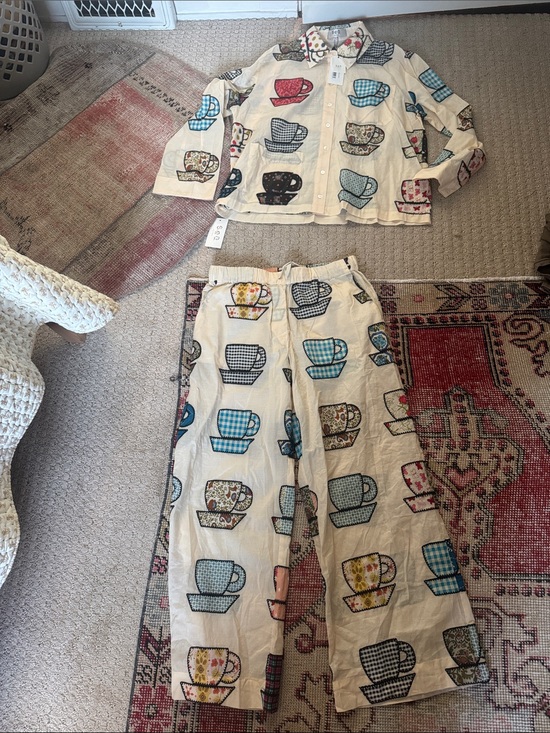 Sea New York Other - Cream Pajama Set - Cozy Sleepwear